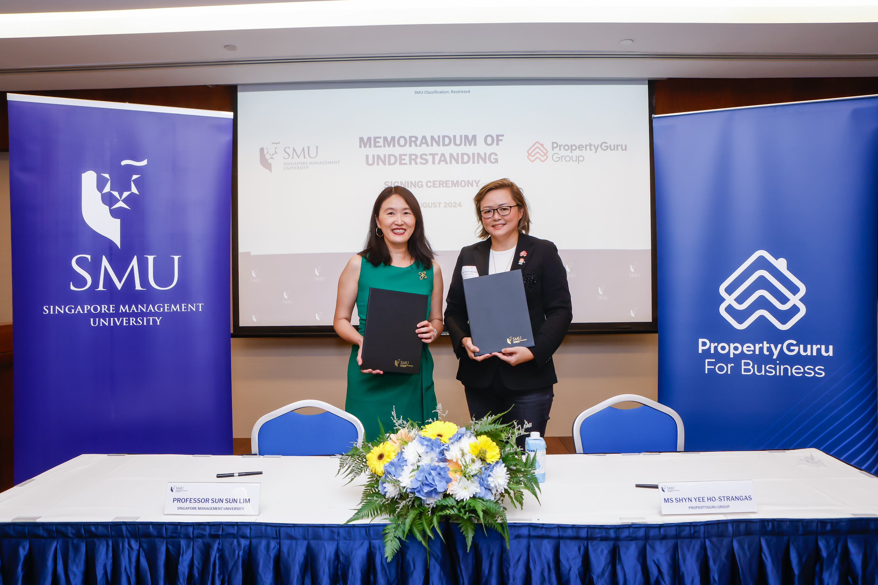 Image of SMU and PropertyGuru sign MOU to harness data for insights and research on Asia’s urban development