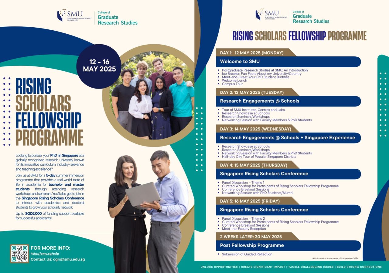 Image of Rising Scholars Fellowship Programme (RSFP) 2025